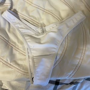 SHEIN White Bikini Bottom - Size Small